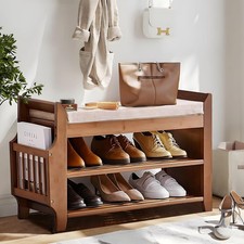shoe 2 storage shelves bench for sale  Gulf Shores