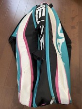 Bolsa raquete de tênis HEAD Tour Team azul verde rosa 2Y usada comprar usado  Enviando para Brazil