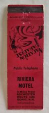 Vintage matchbook cover....riv for sale  Greeneville