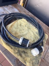 Cable eléctrico Leviton para generador con conectores macho y hembra 20A 125V segunda mano  Embacar hacia Mexico