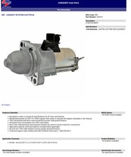 Carquest electrical 52057s for sale  Crest Hill
