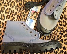 BOTAS TÊNIS MILITARES FRANCESAS MASCULINAS PALÁDIO~LONA AZUL/PRETO~NÃO USADAS VINTAGE~6 comprar usado  Enviando para Brazil