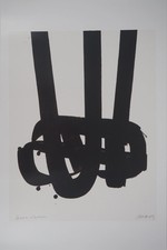 Pierre soulages lithographie d'occasion Pierre soulages lithographie d'occasion  Paris XX