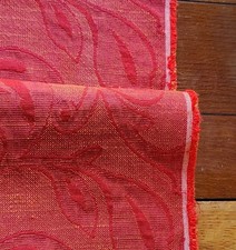 Red upholstery fabric for sale  CHESTERFIELD