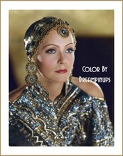 GRETA GARBO 1931 Oversized 11x14 Hollywood Color Portrait MATA HARI comprar usado  Enviando para Brazil