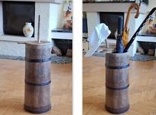 ANTIGO PRIMITIVO muito PESADO CHURN DE MANTEIGA DE MADEIRA / Decoração para casa comprar usado  Enviando para Brazil