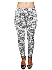 Leggings fiori pantaloni usato  Italia