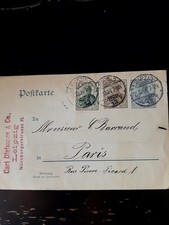 Entier postal deutshes d'occasion  Rennes-