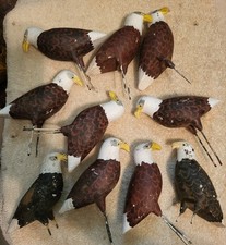 eagle s 3 carved bird statues for sale  Palmetto