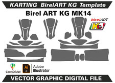 Karting KG Birel ART MK14 Modelos Formato Vetorial AI EPS CDR K12 comprar usado  Enviando para Brazil