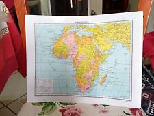 Cartina geografica africa usato  Pontecagnano Faiano
