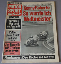 Motorsport aktuell 1980 gebraucht kaufen  Rastede