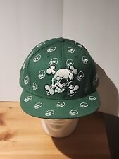 Boné ajustável raro New Era 59Fifty verde tamanho 7 3/4 caveira ossos cruzados envio rápido, usado comprar usado  Enviando para Brazil