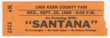 Ingresso esboço Santana 20/09/89 Bakersfield CA Kern County Fair! Carlos comprar usado Ingresso esboço Santana 20/09/89 Bakersfield CA Kern County Fair! Carlos comprar usado  Enviando para Brazil