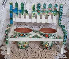 Hand painted floral for sale  Andrews