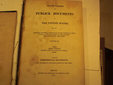 antique book State papers and publick documents of the U.S. printed 1819 by Wait segunda mano  Embacar hacia Mexico