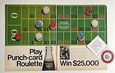 1967 Tab Refrigerante Estampa Vintage Anúncio 20"x14" Jogar cartão perfurado roleta Tab Soda comprar usado  Enviando para Brazil