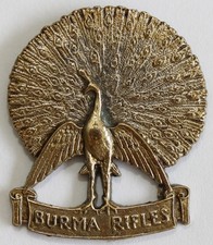 Burma rifles badge for sale  AMERSHAM