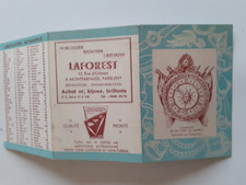 Ancien calendrier poche d'occasion  Toury