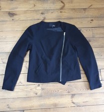 Veste blouson noire d'occasion  Bas-en-Basset