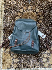 Mochila de couro Bleu De Chauffe zibeline 25 litros verde gasolina feita na França comprar usado  Enviando para Brazil