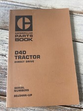 CAT Caterpillar D4D Trator Trator Esteira Peças Manual Livro Catálogo 82J3444-Up comprar usado  Enviando para Brazil