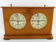 Relógio de xadrez Jantar âmbar OChZ vintage URSS torneio russo madeira - Manutenção comprar usado  Enviando para Brazil