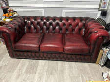 Three seater leather for sale  UK