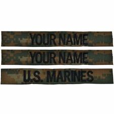 Usado, Conjunto de fitas com nome personalizado 3 peças - COSTURAR - Woodland Marpat comprar usado  Enviando para Brazil