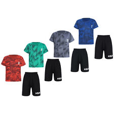 Conjunto de shorts esportivos infantis masculinos camuflagem tops cintura elástica roupa de treino comprar usado  Enviando para Brazil