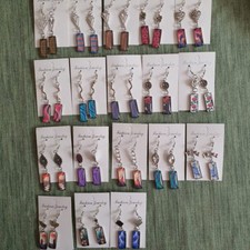 Hrringe handarbeit glas gebraucht kaufen  Birkenwerder