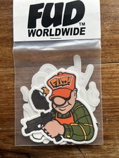 Pacote de adesivos FUD Worldwide raro, usado comprar usado  Enviando para Brazil