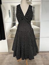 Rockabilly black polka for sale  NOTTINGHAM