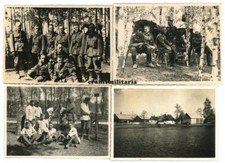 4x orig. Foto Żołnierze w BARYCZU b. Kielcach Polska 1940 na sprzedaż  Wysyłka do Poland