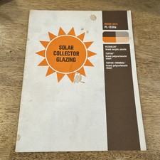 Coletor solar de dados de design de vidros PL-1336a Tuffak & Twinwal janeiro de 1980 comprar usado  Enviando para Brazil