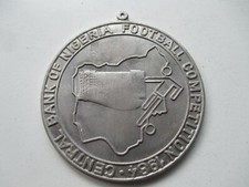 Probeprägungen Medaille - Central Bank of Nigeria Football Competition  62 mm, usado comprar usado  Enviando para Brazil