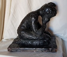 Scultura statua meditazione usato  Torino
