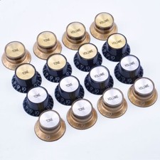 Refletor prata alumínio polegada imperial chapéu superior botões de guitarra sino 2V 2T ajuste LP, usado comprar usado  Enviando para Brazil
