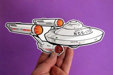 Adesivo de vinil Star Trek USS Enterprise cortado em matriz garrafa de água decalque de carro comprar usado  Enviando para Brazil