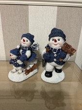 Snowman family ornaments for sale  ROTHERHAM