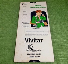 Tarjeta de solucionador de problemas fotográficos vintage de K's Merchandise Mart para fotografía cinematográfica segunda mano  Embacar hacia Mexico
