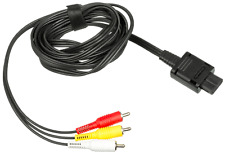 Usado, Original Nintendo TV AV Cinch Kabel für SNES Super Nintendo N64 GameCube Video comprar usado  Enviando para Brazil