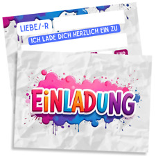 8er einladungskarten kindergeb gebraucht kaufen  Herten