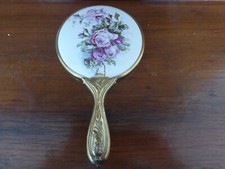 Jugendstil handspiegel goldfar gebraucht kaufen  Wöllstadt