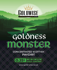 Scottish gold paydirt for sale  BANFF
