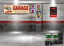 Diorama garage bottom d'occasion  Expédié en Belgium