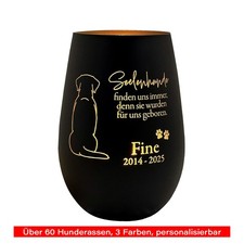Windlicht hund silhouette gebraucht kaufen  Ilsfeld