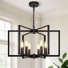 Black farmhouse chandelier for sale  Winston Salem