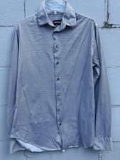 Usado, Camisa social masculina Giorgio Armani feita na Itália preta branca micro xadrez 39/15,5 comprar usado  Enviando para Brazil