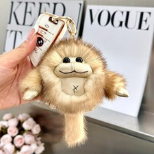 Bonito Real Pele de Vison Macaco Chaveiro Bolsa Charme Crianças Boneca Brinquedos Bolsa de Presente Pingente, usado comprar usado  Enviando para Brazil